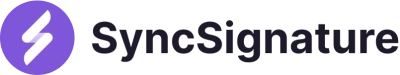 official logo of free email signature generator html company - SyncSignature